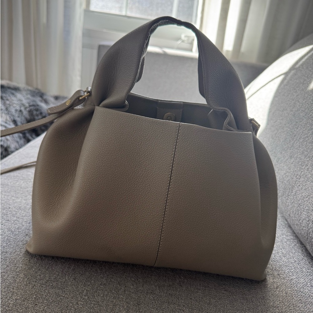 Polène Numéro Neuf Nine Taupe Handbag
